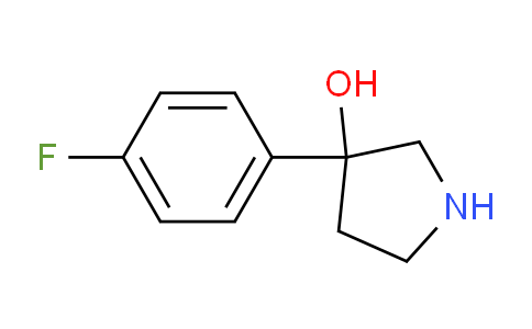 CAS No. 577986-35-7, 3-(4-Fluorophenyl)pyrrolidin-3-ol