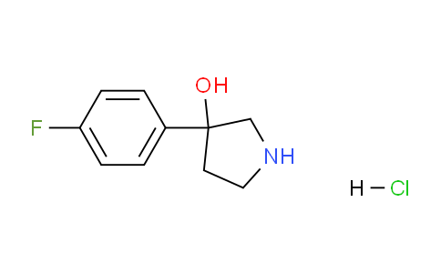 CAS No. 2248-30-8, 3-(4-Fluorophenyl)pyrrolidin-3-ol hydrochloride