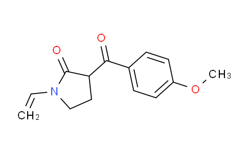 CAS No. 727418-56-6, 3-(4-Methoxybenzoyl)-1-vinylpyrrolidin-2-one