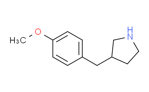 CAS No. 1003561-92-9, 3-(4-Methoxybenzyl)pyrrolidine