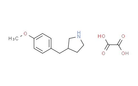 CAS No. 1188263-83-3, 3-(4-Methoxybenzyl)pyrrolidine oxalate