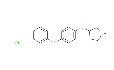 CAS No. 1185302-12-8, 3-(4-Phenoxyphenoxy)pyrrolidine hydrochloride