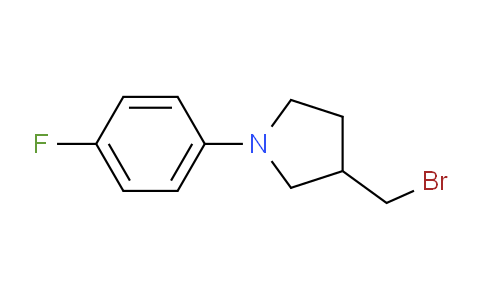 CAS No. 1707610-34-1, 3-(Bromomethyl)-1-(4-fluorophenyl)pyrrolidine