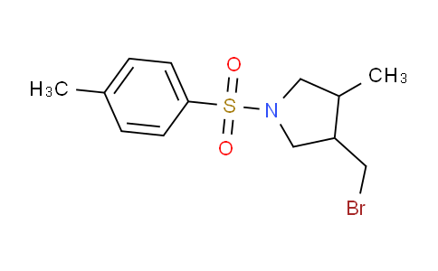 CAS No. 1202400-63-2, 3-(Bromomethyl)-4-methyl-1-tosylpyrrolidine