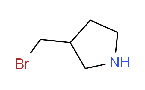 CAS No. 1289386-71-5, 3-(Bromomethyl)pyrrolidine