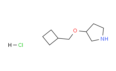 CAS No. 1220020-87-0, 3-(Cyclobutylmethoxy)pyrrolidine hydrochloride