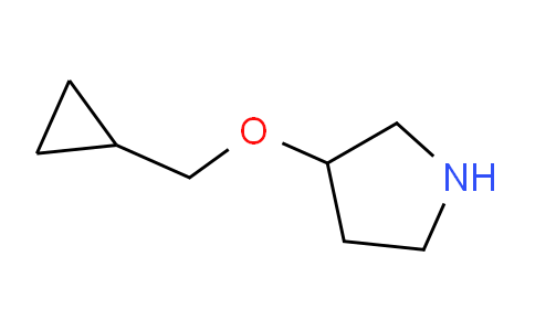 CAS No. 932702-41-5, 3-(Cyclopropylmethoxy)pyrrolidine