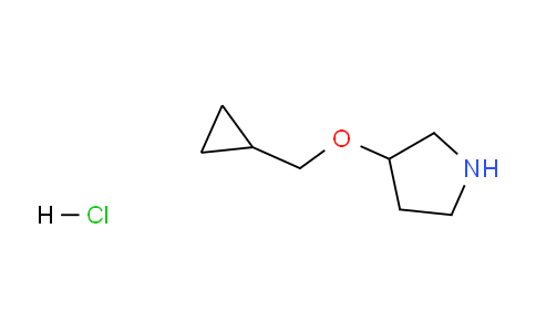 CAS No. 1449137-49-8, 3-(Cyclopropylmethoxy)pyrrolidine hydrochloride