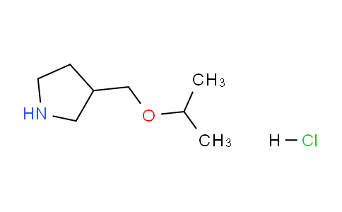 CAS No. 1219967-48-2, 3-(Isopropoxymethyl)pyrrolidine hydrochloride