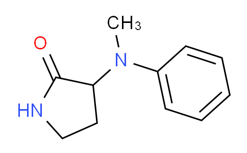 CAS No. 117985-97-4, 3-(Methyl(phenyl)amino)pyrrolidin-2-one