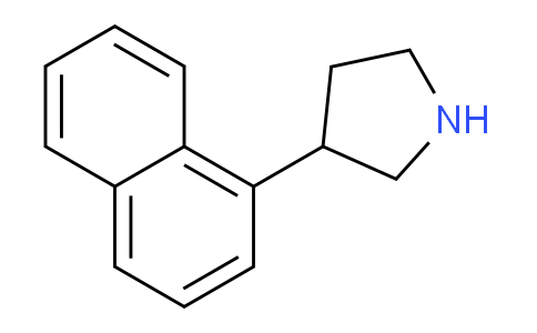 CAS No. 178483-14-2, 3-(Naphthalen-1-yl)pyrrolidine