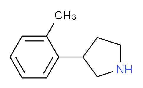 CAS No. 954220-67-8, 3-(o-Tolyl)pyrrolidine