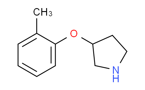 CAS No. 46196-54-7, 3-(o-Tolyloxy)pyrrolidine