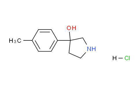 CAS No. 67465-16-1, 3-(p-Tolyl)pyrrolidin-3-ol hydrochloride