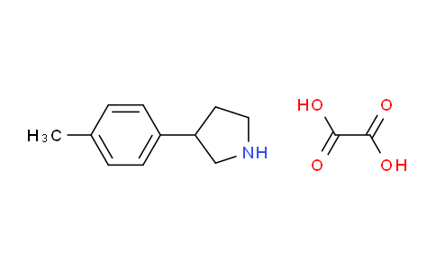 CAS No. 1188264-10-9, 3-(p-Tolyl)pyrrolidine oxalate