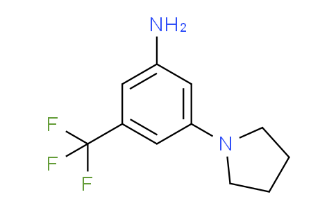 CAS No. 350488-43-6, 3-(Pyrrolidin-1-yl)-5-(trifluoromethyl)aniline