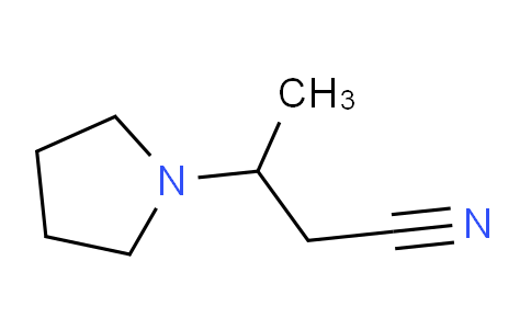 CAS No. 90152-61-7, 3-(Pyrrolidin-1-yl)butanenitrile