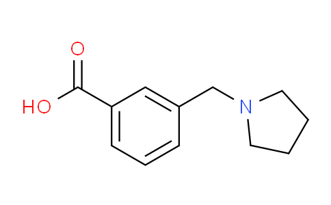 CAS No. 884507-41-9, 3-(Pyrrolidin-1-ylmethyl)benzoic acid