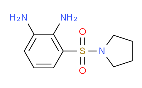 CAS No. 1378260-15-1, 3-(Pyrrolidin-1-ylsulfonyl)benzene-1,2-diamine