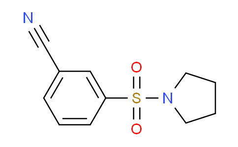 CAS No. 1003740-90-6, 3-(Pyrrolidin-1-ylsulfonyl)benzonitrile