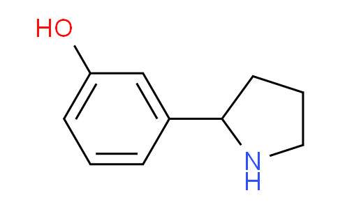 CAS No. 933733-36-9, 3-(Pyrrolidin-2-yl)phenol