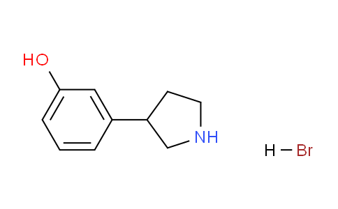 CAS No. 38175-32-5, 3-(Pyrrolidin-3-yl)phenol hydrobromide
