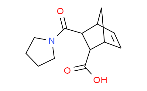 CAS No. 436811-25-5, 3-(Pyrrolidine-1-carbonyl)bicyclo[2.2.1]hept-5-ene-2-carboxylic acid