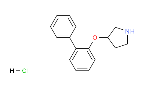 CAS No. 1185002-02-1, 3-([1,1'-Biphenyl]-2-yloxy)pyrrolidine hydrochloride