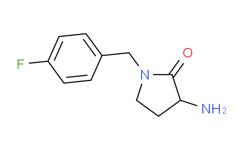 CAS No. 1247800-80-1, 3-Amino-1-(4-fluorobenzyl)pyrrolidin-2-one