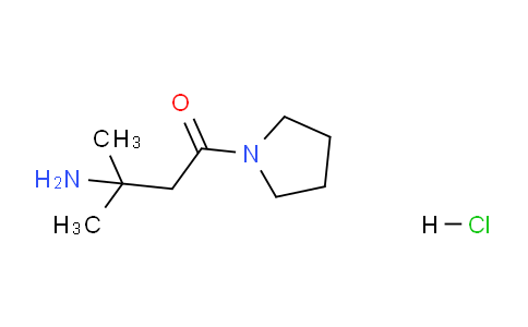 CAS No. 1246471-46-4, 3-Amino-3-methyl-1-pyrrolidino-1-butanone Hydrochloride