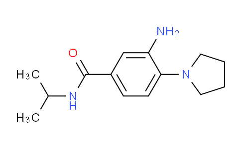 CAS No. 1322605-24-2, 3-Amino-N-isopropyl-4-(pyrrolidin-1-yl)benzamide