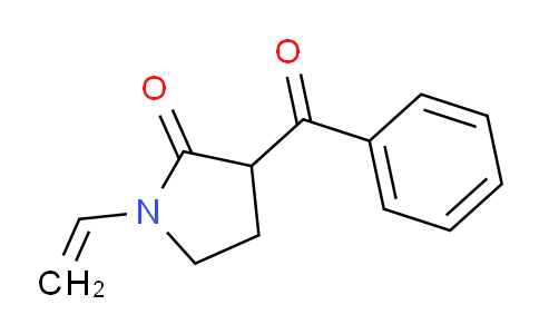CAS No. 125330-80-5, 3-Benzoyl-1-vinylpyrrolidin-2-one