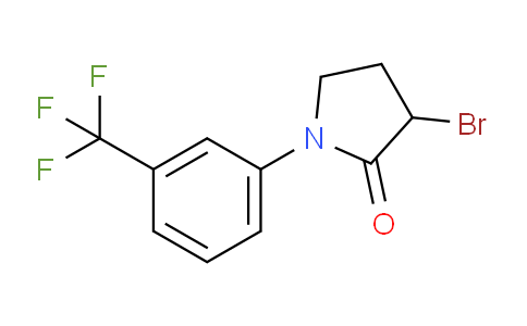 CAS No. 69949-67-3, 3-Bromo-1-(3-(trifluoromethyl)phenyl)pyrrolidin-2-one