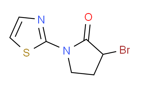 CAS No. 178946-31-1, 3-Bromo-1-(thiazol-2-yl)pyrrolidin-2-one