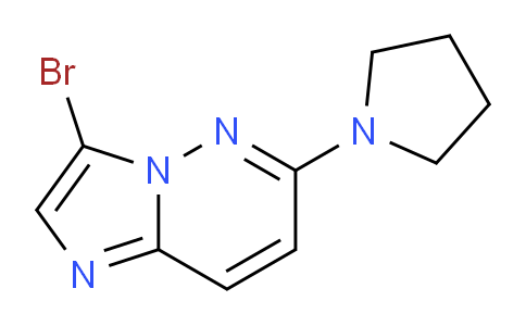 CAS No. 952182-15-9, 3-Bromo-6-(pyrrolidin-1-yl)imidazo[1,2-b]pyridazine