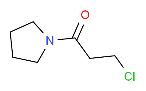 CAS No. 63177-38-8, 3-Chloro-1-(pyrrolidin-1-yl)propan-1-one