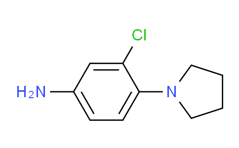 CAS No. 16089-44-4, 3-Chloro-4-(pyrrolidin-1-yl)aniline