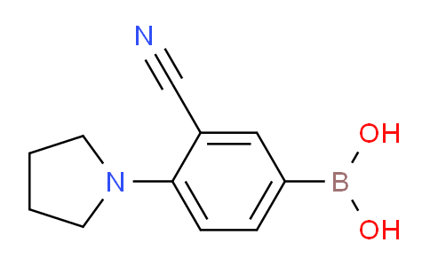 CAS No. 876918-90-0, 3-Cyano-4-pyrrolidinophenylboronic acid