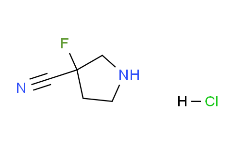 CAS No. 1363405-64-4, 3-Fluoropyrrolidine-3-carbonitrile hydrochloride