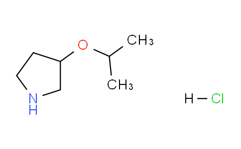 CAS No. 1220016-56-7, 3-Isopropoxypyrrolidine hydrochloride