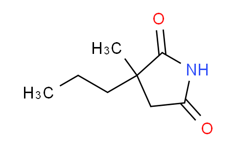 CAS No. 1497-19-4, 3-Methyl-3-propylpyrrolidine-2,5-dione