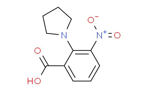 CAS No. 890091-65-3, 3-Nitro-2-(pyrrolidin-1-yl)benzoic acid