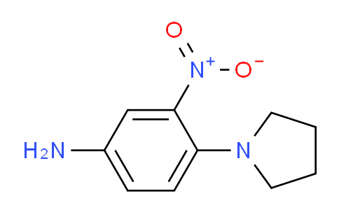 CAS No. 5367-57-7, 3-Nitro-4-(pyrrolidin-1-yl)aniline