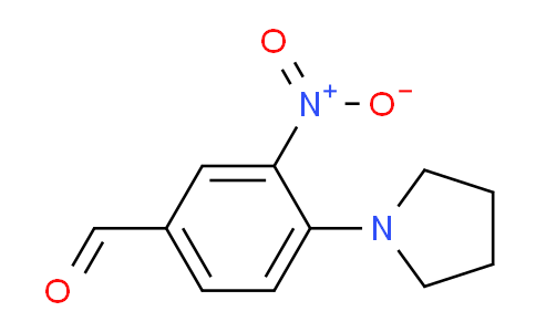 CAS No. 284679-97-6, 3-Nitro-4-(pyrrolidin-1-yl)benzaldehyde