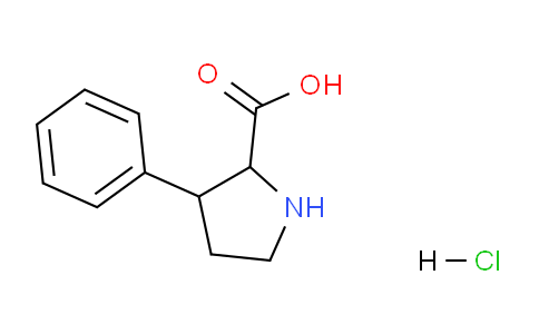 CAS No. 1426559-89-8, 3-Phenylpyrrolidine-2-carboxylic acid hydrochloride
