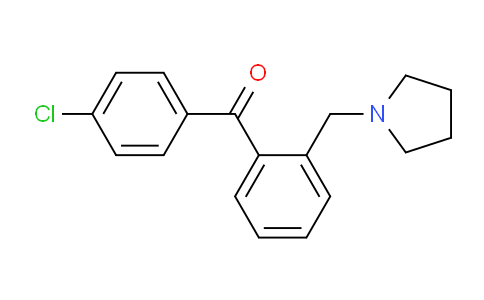 CAS No. 20072-53-1, 4'-Chloro-2-pyrrolidinomethyl benzophenone