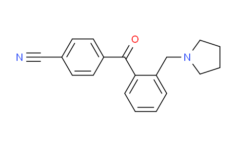 MC667260 | 898774-26-0 | 4'-Cyano-2-pyrrolidinomethyl benzophenone