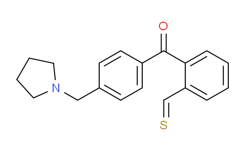 CAS No. 898776-20-0, 4'-Pyrrolidinomethyl-2-thiomethylbenzophenone