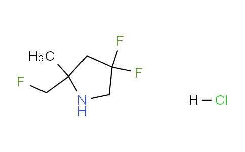 CAS No. 1824048-58-9, 4,4-Difluoro-2-(fluoromethyl)-2-methylpyrrolidine hydrochloride