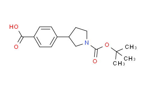 CAS No. 222987-24-8, 4-(1-(tert-Butoxycarbonyl)pyrrolidin-3-yl)benzoic acid